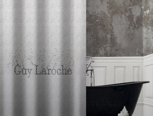 Κουρτίνα Μπάνιου 240X190 Guy Laroche Pandora Silver (240×190)