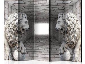 Διαχωριστικό με 5 τμήματα – Stone Lions II [Room Dividers] 225×172