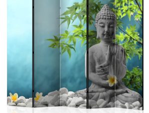 Διαχωριστικό με 5 τμήματα – Meditating Buddha II [Room Dividers] 225×172