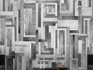 Φωτοταπετσαρία – Gray labyrinth 50×1000