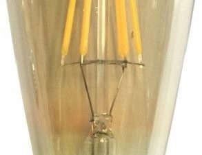 Λαμπτήρας LED Filament E27 Edis 8W 2700K Dimmable Amber