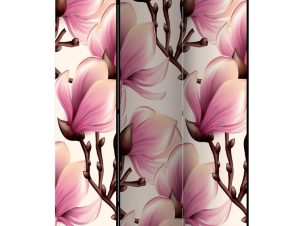 Διαχωριστικό με 3 τμήματα – Blooming Magnolias [Room Dividers]