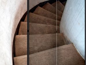 Διαχωριστικό με 3 τμήματα – Spiral stairs [Room Dividers]