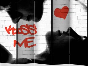 Διαχωριστικό με 5 τμήματα – Kiss me II [Room Dividers]