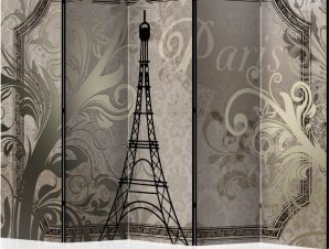 Διαχωριστικό με 5 τμήματα – Vintage Paris – gold II [Room Dividers]