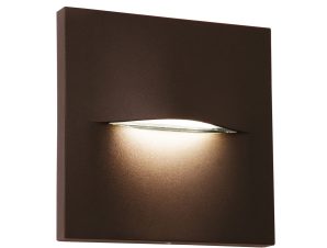 Απλίκα Led Εξωτερικού Χώρου Viokef Vita Brown 4298401