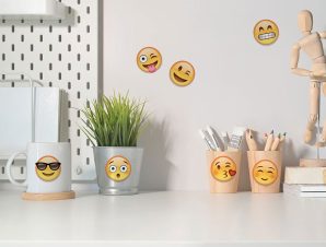 Αυτοκόλλητα Τοίχου Ango Emoji 59014