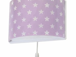 Παιδική Απλίκα Τοίχου Ango Stars Lilac 81218 L