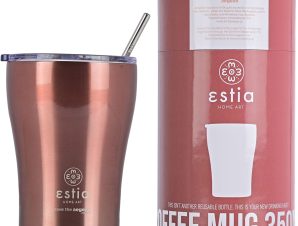 Ποτήρι Θερμός 350ml Estia Save The Aegean Rose Gold 01-12489