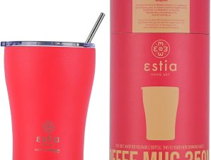 Ποτήρι Θερμός 350ml Estia Save The Aegean Scarlet Red 01-16845