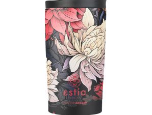 Ποτήρι Θερμός 350ml Estia Save The Aegean Travel Mug Midnight Blossom 01-25595