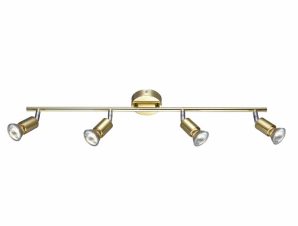 Σποτ Πολύφωτο Aca Trinity MC634PB4 Gold/Chrome