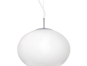 Φωτιστικό Οροφής Μονόφωτο Aca Luna V24012380 White