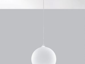 Φωτιστικό Οροφής Μονόφωτο Sollux Ball White SL.0256